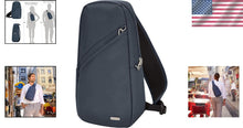 Load image into Gallery viewer, 5-Point Anti-Theft Classic Sling Bag with RFID Blocking &amp; Slash-Resistant Design