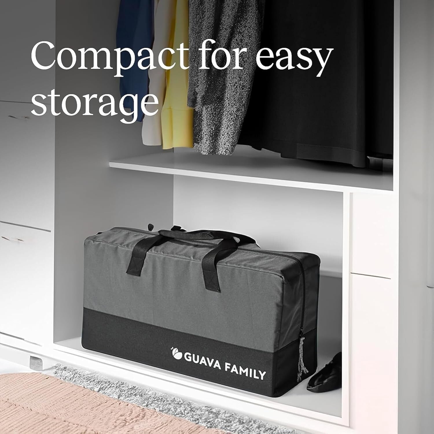 Certified GreenGuard Lotus Portable Crib - Safe Travel Bed for Babies & Toddlers