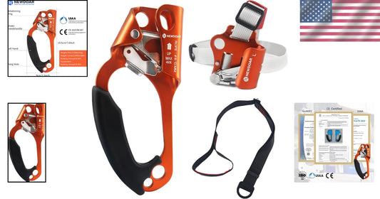 Durable Hand Ascender and Foot Loop Ascender Set - Secure Rope Climbing Aid