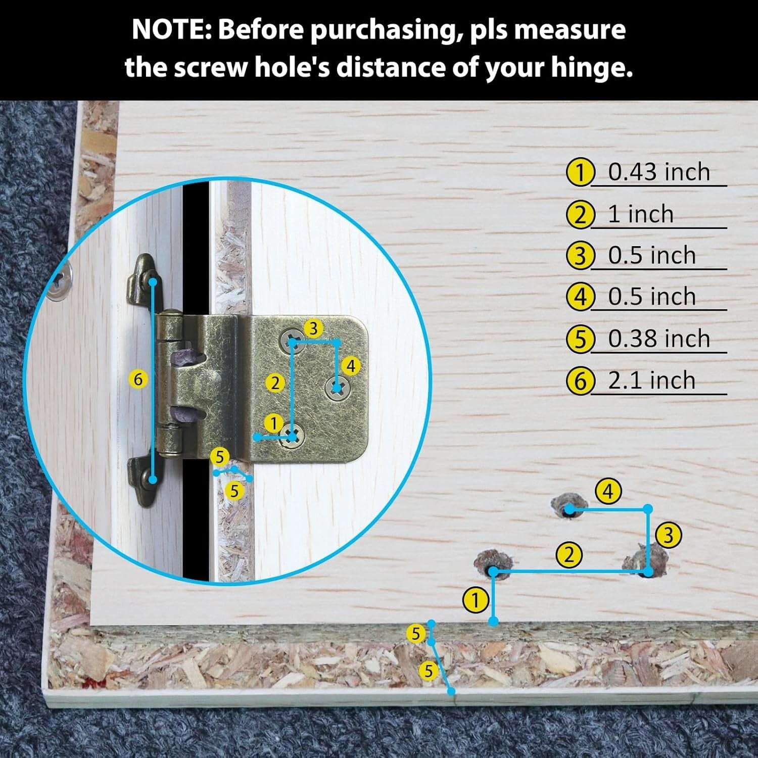 Durable Antique Brass Self-Closing Hinges - 30 Pairs for Kitchen & Bath Cabinets