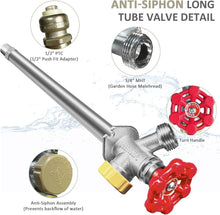 Load image into Gallery viewer, Corrosion-Resistant 12-Inch Anti-Siphon Sillcock for Efficient Outdoor Plumbing