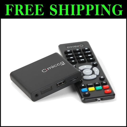 Versatile 4K Media Player with USB & MicroSD Support - Perfect for Signage