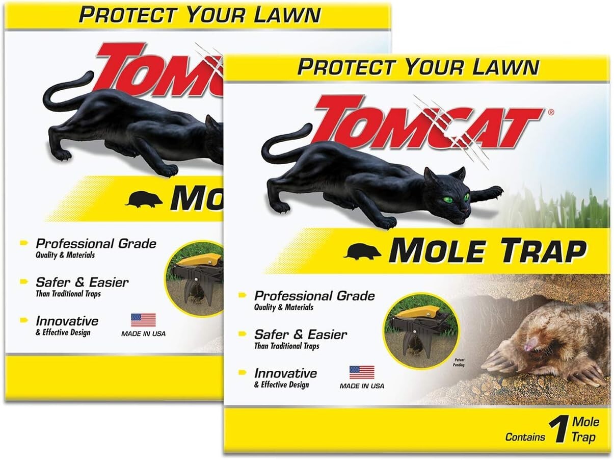 Pack of 2 BioSafe Mole Traps - Effective, Easy-to-Use Mole Removal Solution