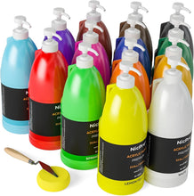 Load image into Gallery viewer, Artistic 14 Color Acrylic Paint Set – Smooth Texture, Perfect for Kids &amp; Adults