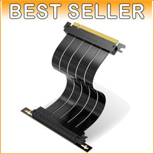 Load image into Gallery viewer, Ultra Soft PCI Express 4.0 Riser Cable - Right Angle Connector for GPUs (20cm)