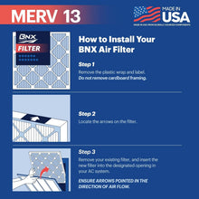 Load image into Gallery viewer, TruFilter 6-Pack MERV 13 HVAC &amp; AC Filters - Allergy Relief &amp; Smoke Capture