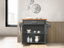 Load image into Gallery viewer, Traditional Kitchen Island on Wheels with Spice Rack &amp; Spacious Drawer - 46.65"