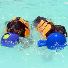 Load image into Gallery viewer, Interactive 10-Inch Blue Tug-N-Toss Dog Toy - Perfect for Fetch &amp; Water Fun