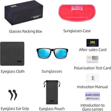 Load image into Gallery viewer, Versatile Unisex Polarized Glass Sunglasses with TR-90 Frames - Ultimate Comfort
