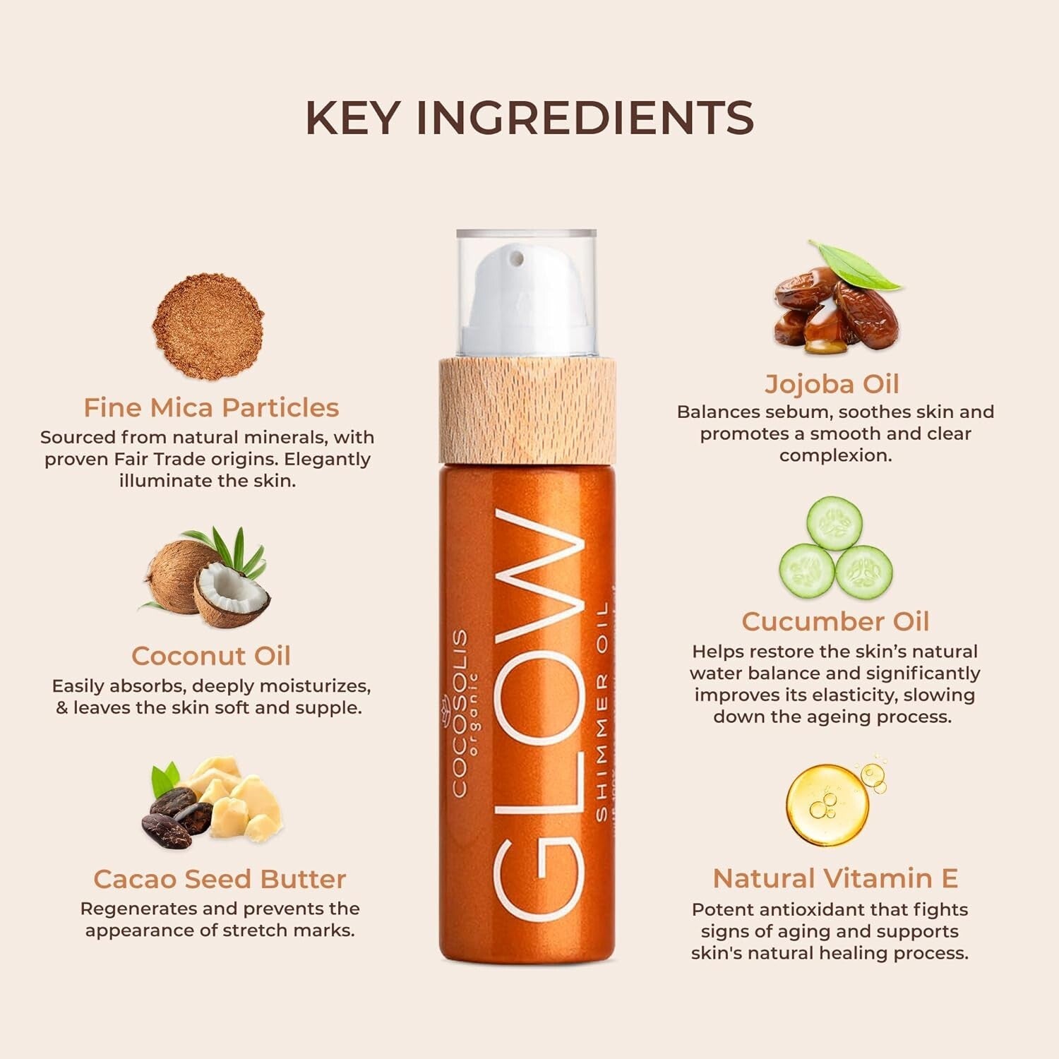 GLOW Illuminizing Body Oil: Organic Ingredients for Silk-Smooth, Shimmering Skin