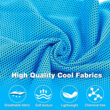 Load image into Gallery viewer, 120 Pack Cooling Towels - Microfiber Ice Chilly Gym Towels for Summer Activities
