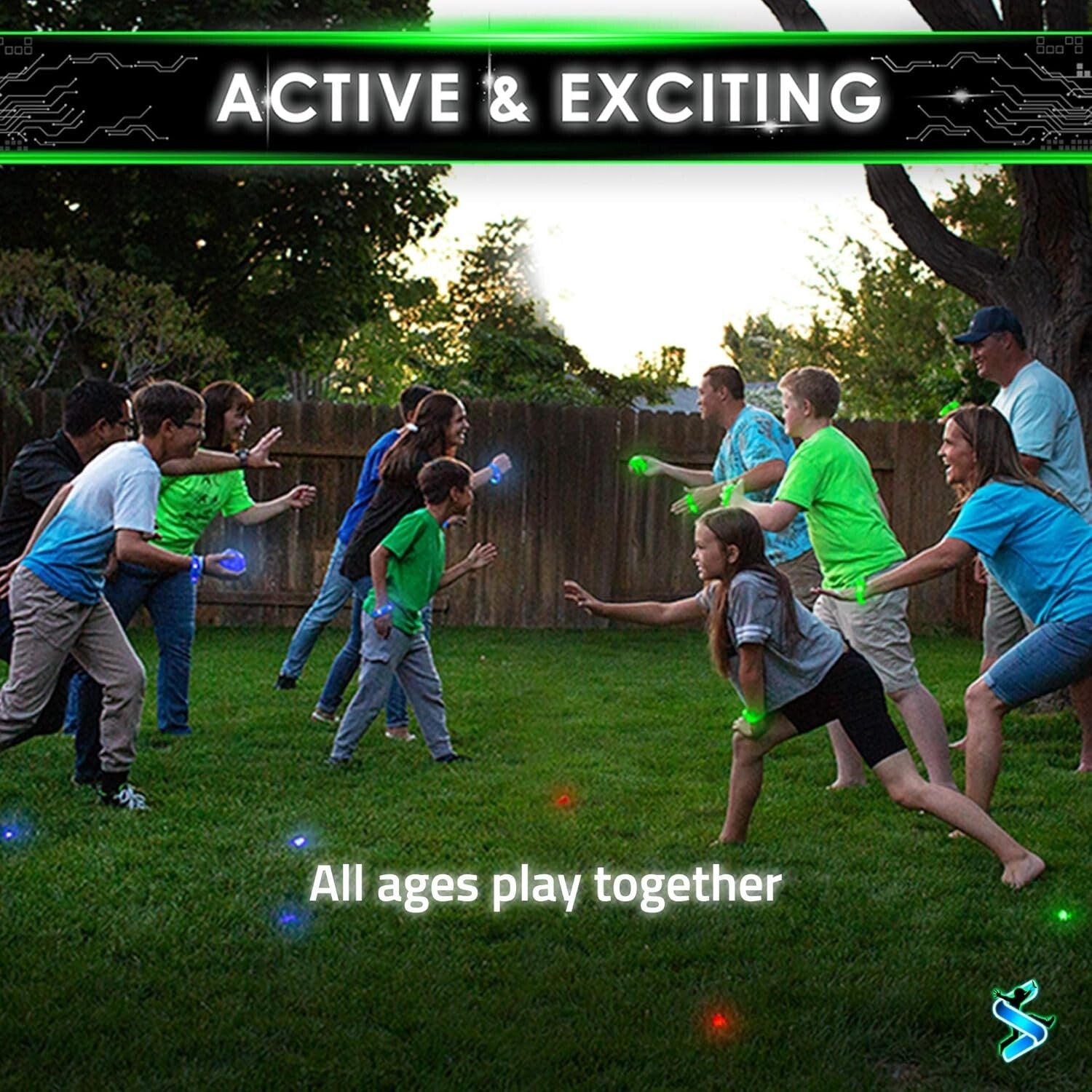 Ultimate Glow in the Dark Capture The Flag Game - Perfect for Kids & Teens