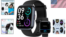 Load image into Gallery viewer, IP68 Waterproof Smart Watch with Bluetooth Calling &amp; Alexa for Fitness Buffs