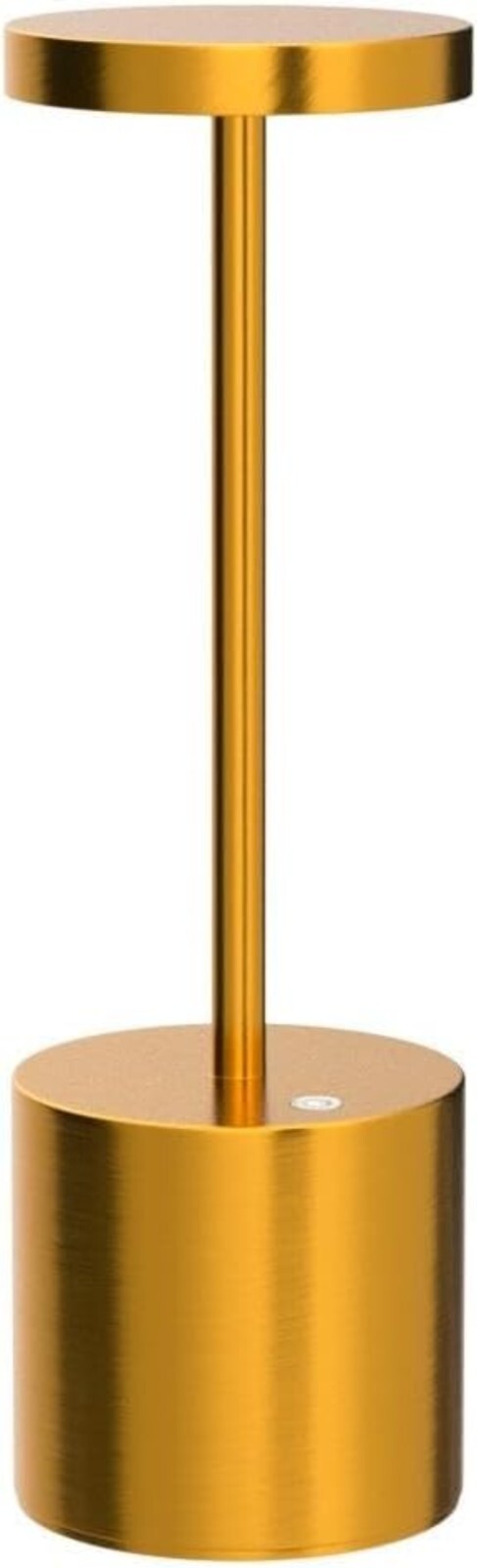 Elegant Gold Dimming LED Table Lamp – 5000mAh Rechargeable & Portable Design