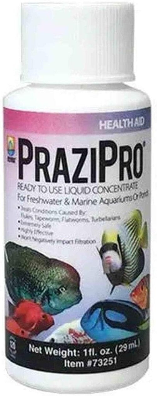Prazipro 16oz Liquid Treatment for Healthy Fish - Targets Flukes & Tapeworms