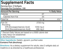 Load image into Gallery viewer, Omega-3 Fish Oil Formula - Supports Heart, Brain &amp; Joint Health, 360 Softgels