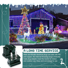 Load image into Gallery viewer, Versatile 100-Pack Male &amp; Female Vampire Electrical Plugs - Christmas Ready!