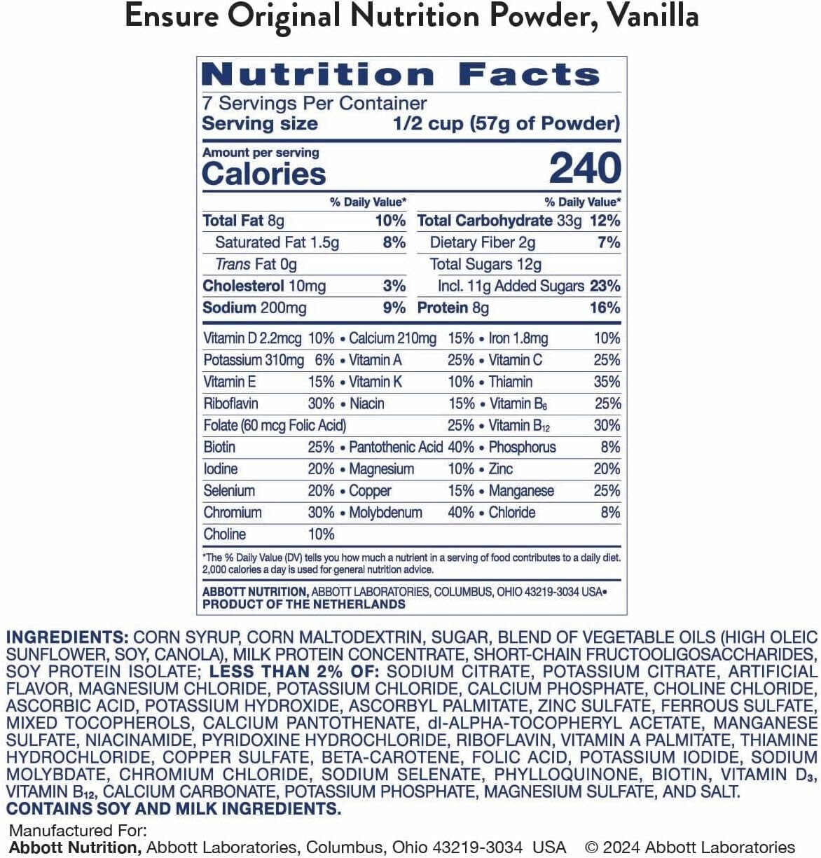 Balanced Nutrition with 6 Cans Vanilla Protein Powder - Gluten-Free & Kosher