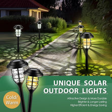 Load image into Gallery viewer, Weatherproof 12 Pack Solar Path &amp; Garden Lights - Easy Install Outdoor Lighting
