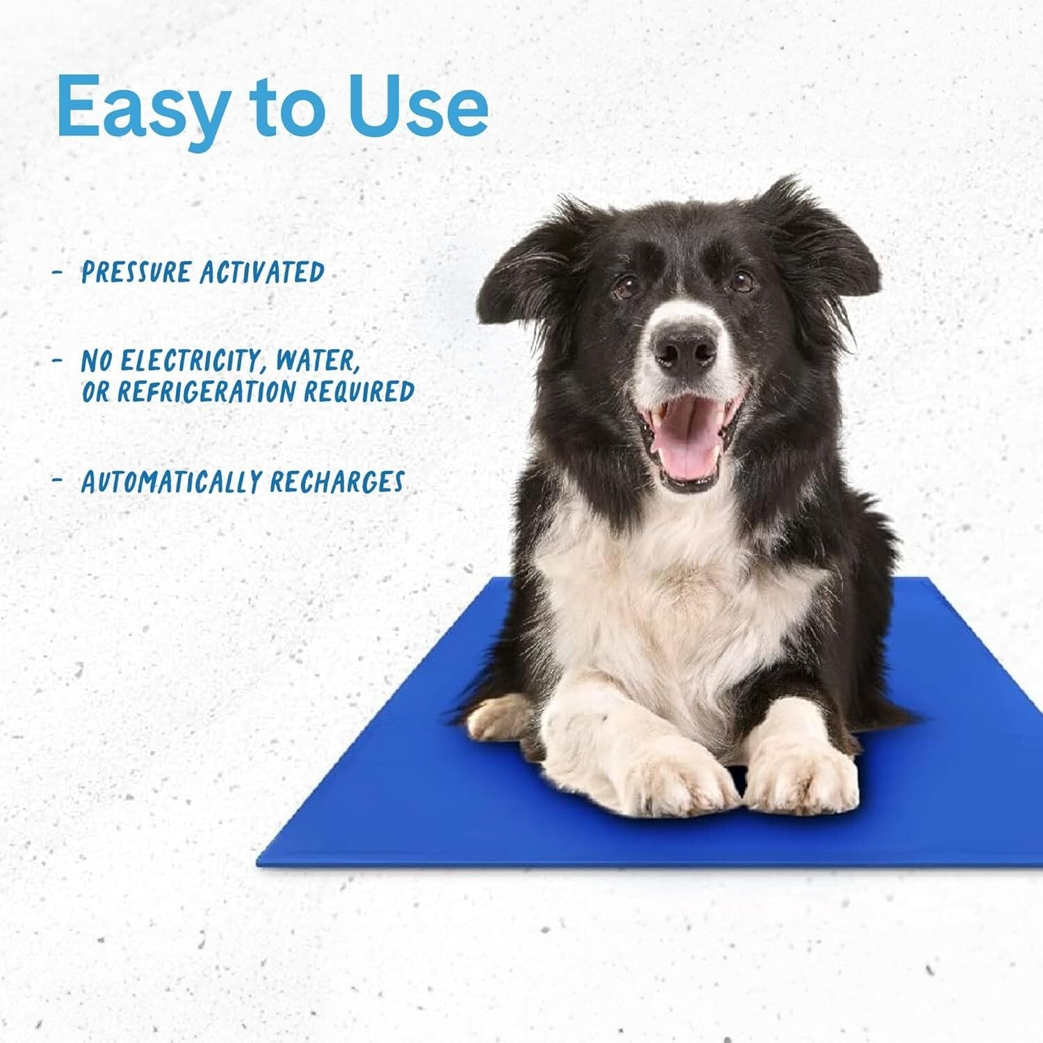 Chillz Pressure-Activated Cooling Pad for Large Pets - Lightweight & Easy Care