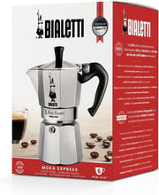 Load image into Gallery viewer, Moka Express 6-Cup Espresso Pot - Made in Italy, Perfect for Gas &amp; Electric