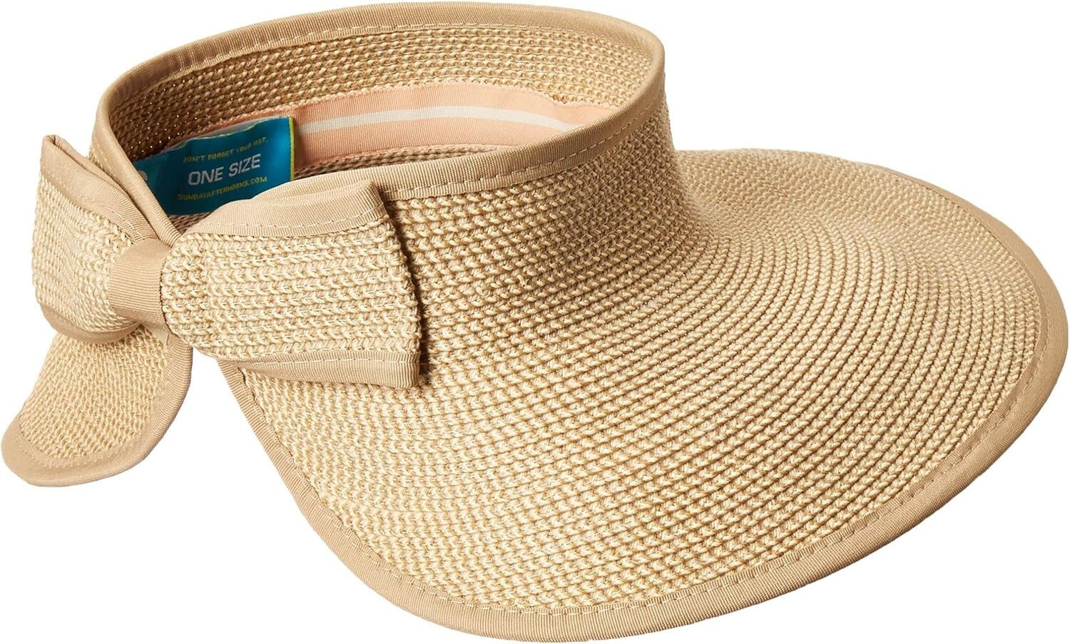 Lightweight Adjustable Women's Sun Visor Hat - 4.25" Brim for Ultimate Shade