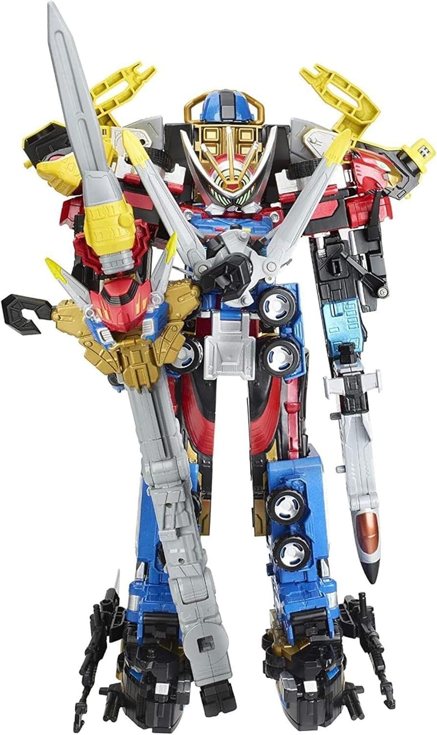 Ultimate Beast-X Ultrazord Collection with 5 Converting Zord Action Figures