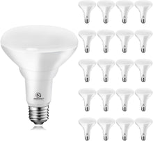 Load image into Gallery viewer, 20-Pack 9W Dimmable LED Ceiling Flood Lights, 75W Equivalent in Daylight White