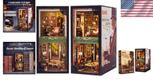 Load image into Gallery viewer, Rose Detective Agency DIY Book Nook Kit - Magical Miniature Decor with LED Light
