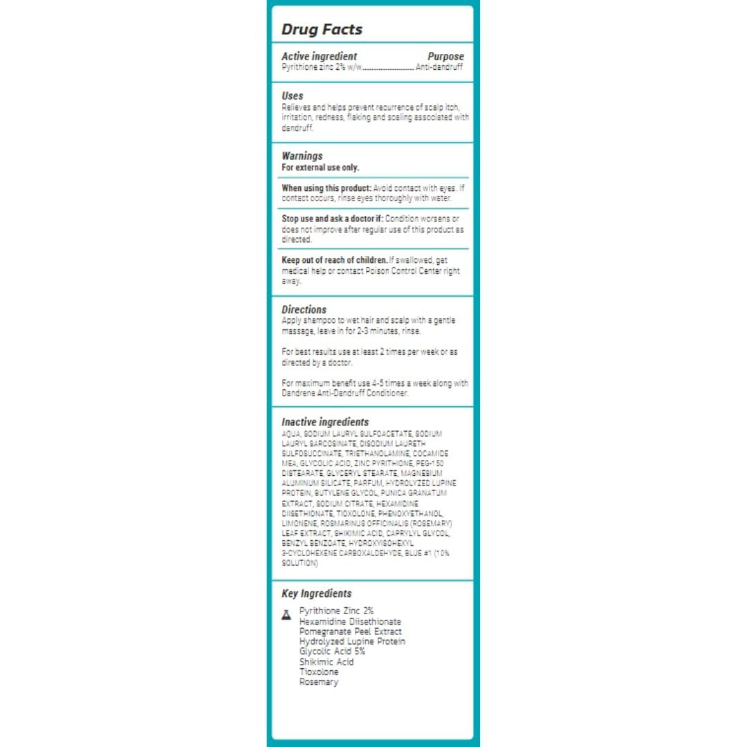 Dandrene Anti-Dandruff Shampoo: Exfoliating Treatment for Itchy Scalp Relief