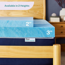 Load image into Gallery viewer, Hypoallergenic Full Size Cooling Gel Mattress Topper - 2-Inch Comfort Boost
