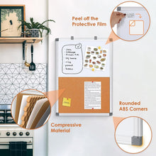 Load image into Gallery viewer, Versatile 36x24 Inch Magnetic Cork Board with Accessories for School &amp; Office