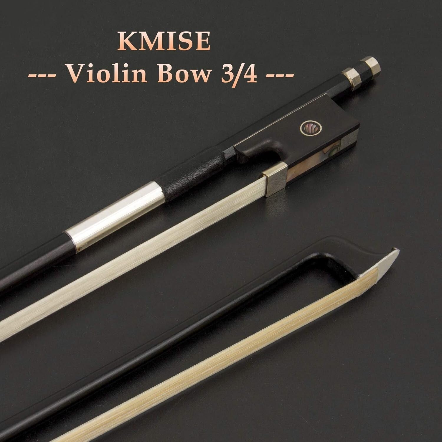 Elegant Lightweight 3/4 Carbon Fiber Bow - Perfect Gift for All Violinists