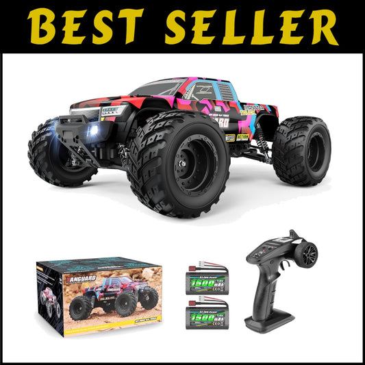 Fast 1:12 Scale RC Monster Truck - 38 km/h 4WD Electric Toy for Kids & Adults