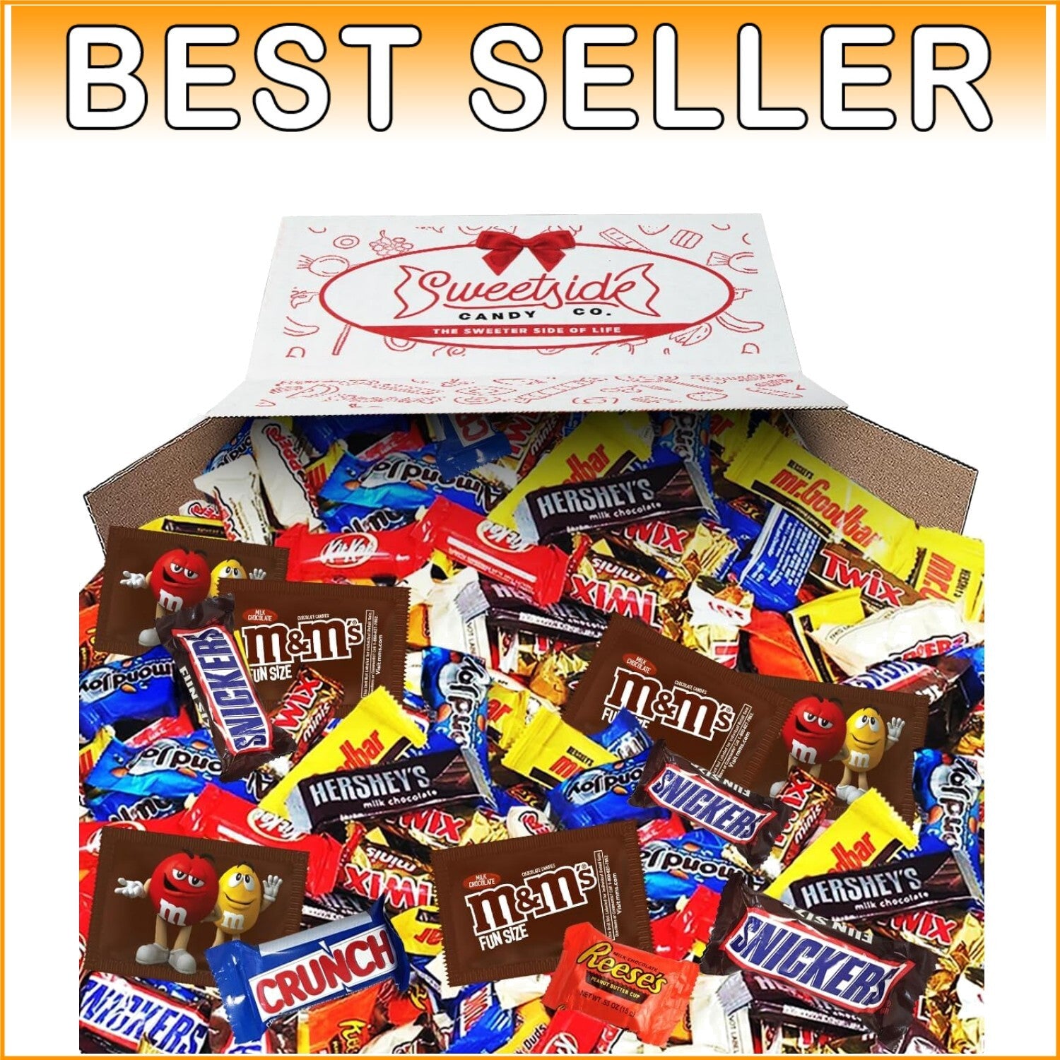 Assorted 5 LB Chocolate Candy Mix, Includes Snickers, Twix & More - Share Joy!