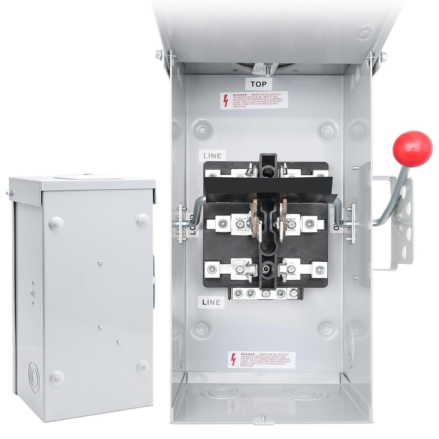 Reliable 100A Rotary Transfer Switch - NEMA 3R Compliant for Safety Assurance