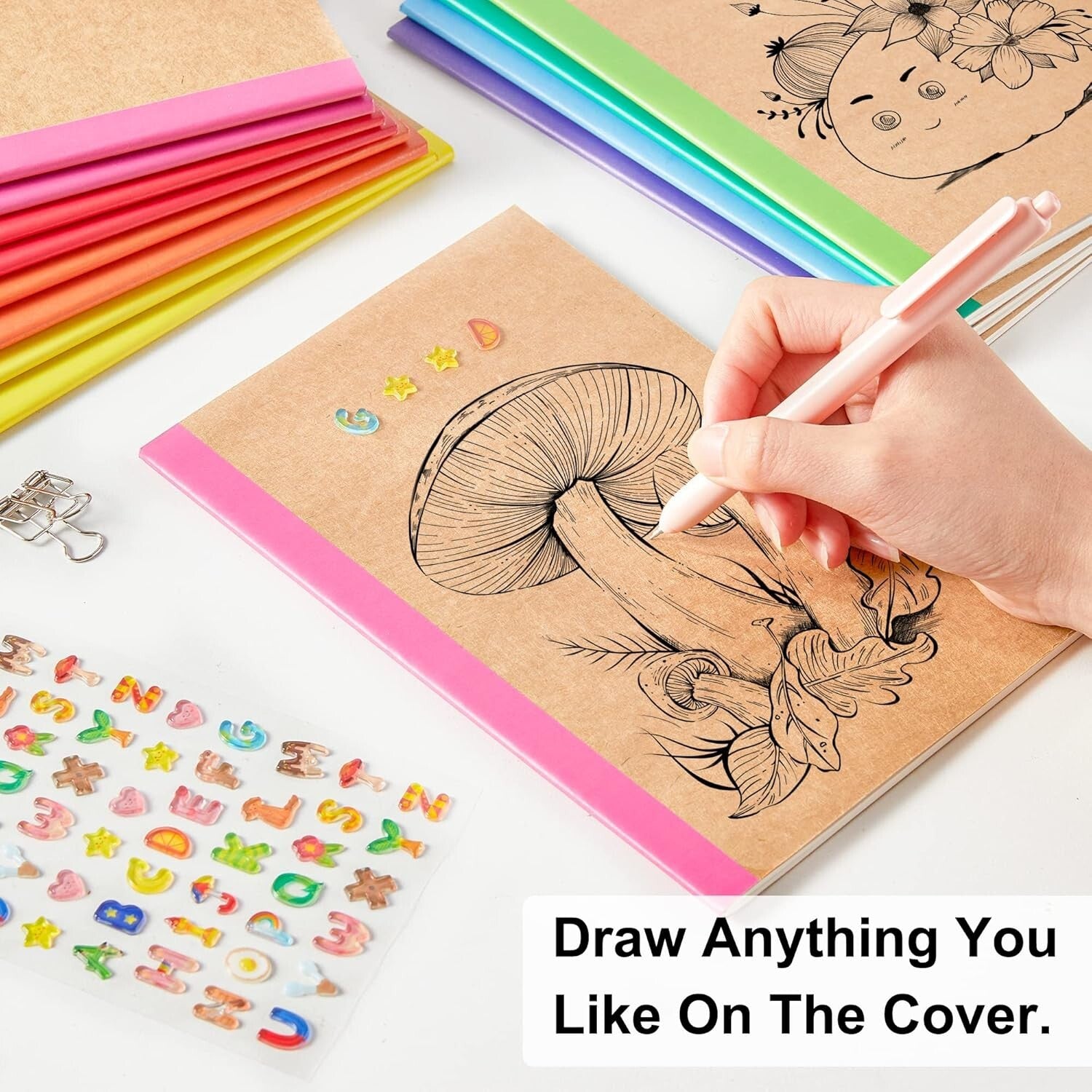 Durable and Colorful 96-Pack Lined Notebooks - Ideal for Notes & Journaling