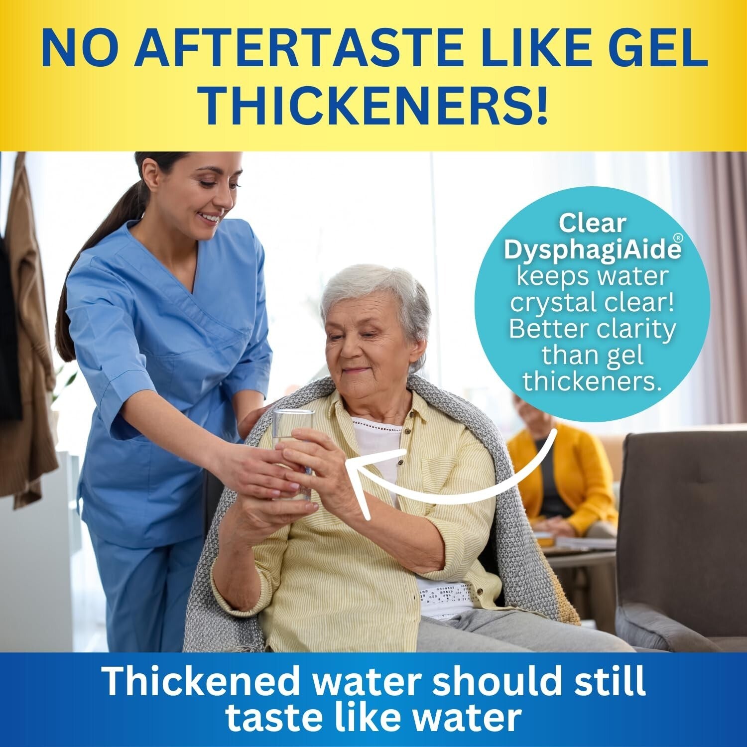 Multi-Purpose Liquid Thickener - Fast Acting, 1000 Servings for All Beverages