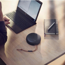 Load image into Gallery viewer, Sleek Anthracite Waterproof Portable Bluetooth Speaker with Microphone &amp; Alexa