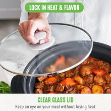 Load image into Gallery viewer, Large 6 Quart Programmable Slow Cooker with Nonstick Ceramic &amp; Keep Warm Feature
