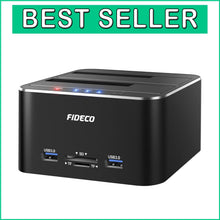 Load image into Gallery viewer, Elegant Aluminum USB 3.0 HDD Dock - Supports 18TB, Compatible with Windows/Mac