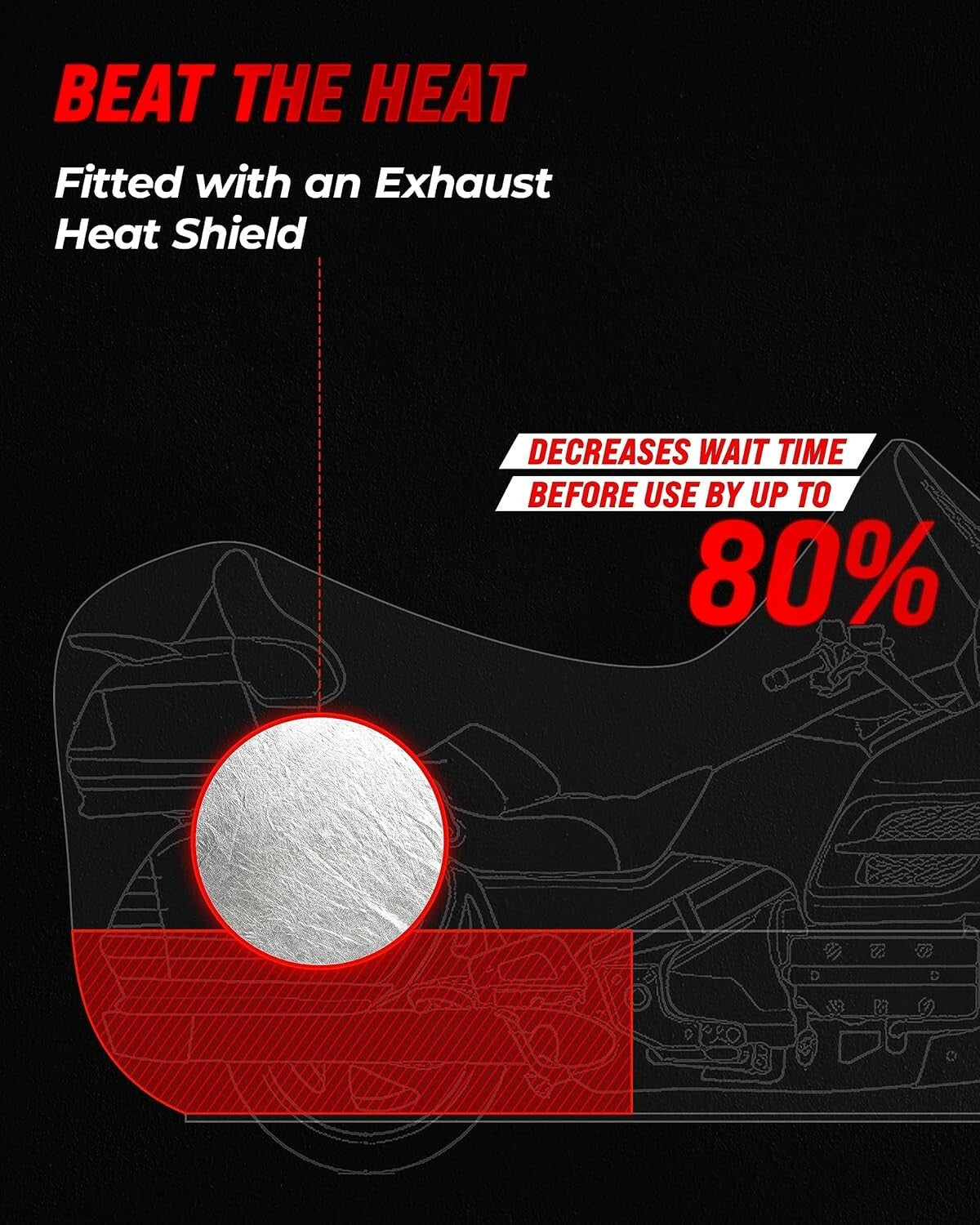 Ultimate Waterproof Motorcycle Cover with Reflective Safety for Harley Tri Glide