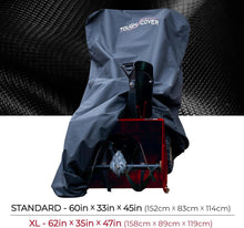 Load image into Gallery viewer, Premium Heavy-Duty Snow Blower Cover - UV, Water &amp; Dust Protection, 22x62x22 in