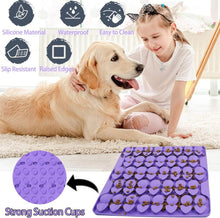 Load image into Gallery viewer, Interactive Snuffle Mat for Large Dogs - Silicone Slow Feeder, 16.3”X16.3”
