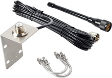 Load image into Gallery viewer, Compact VHF Marine Antenna for 156-163MHz with Coax Cable &amp; Easy Install Kit