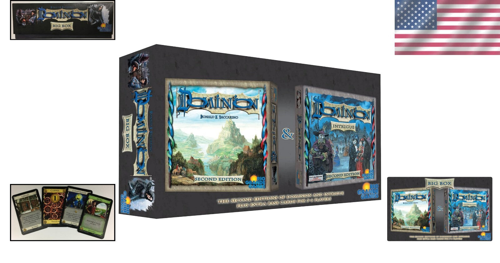 Dominion Big Box II: Complete Strategy Collection with 5-6 Player Compatibility