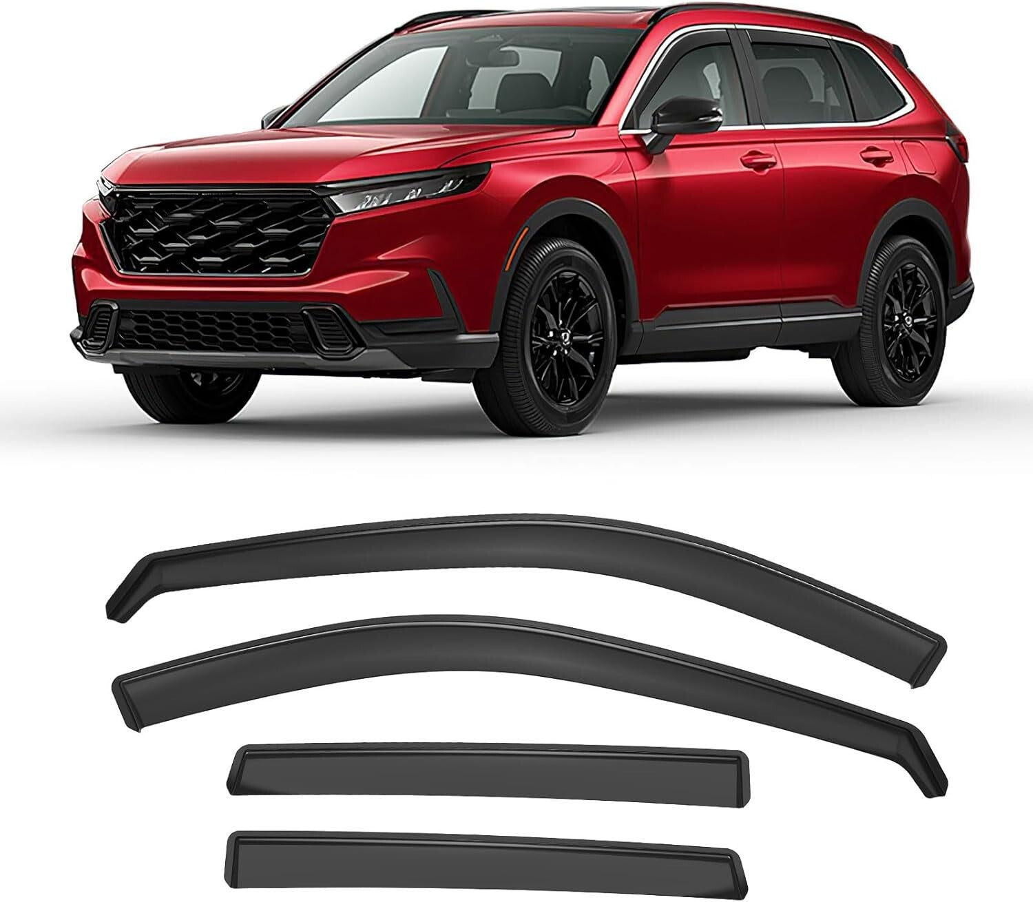 Aerodynamic Window Deflectors for 2023-2024 Honda CR-V EX Sport Touring Models
