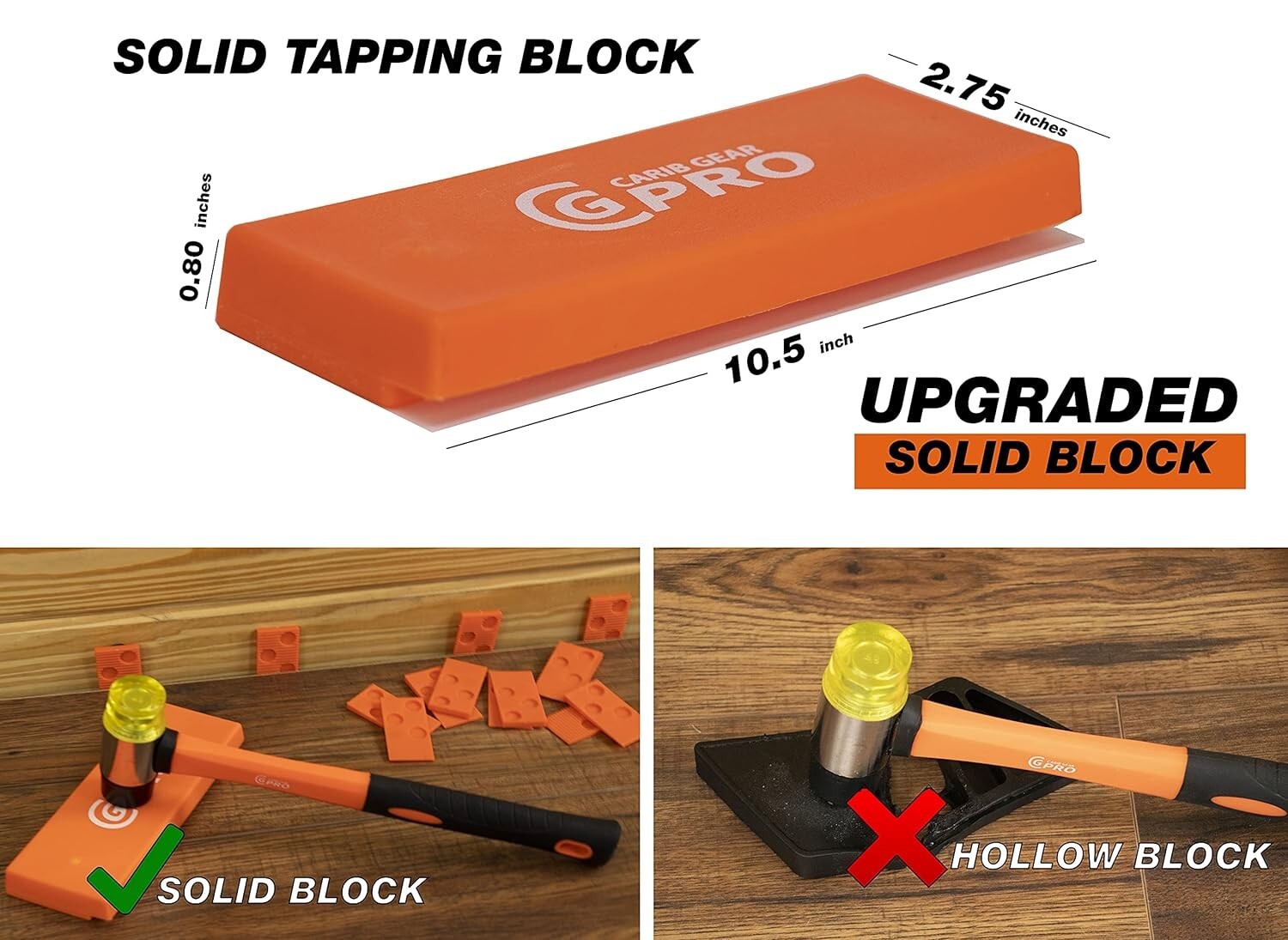 All-in-One Laminate Flooring Tool Set with 40 Spacers and Accurate Contour Gauge