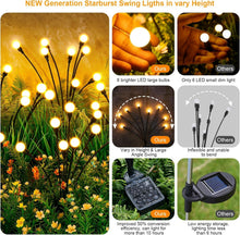 Load image into Gallery viewer, Waterproof Solar Firefly Lights – 12-Pack LED Garden Decor for All Occasions