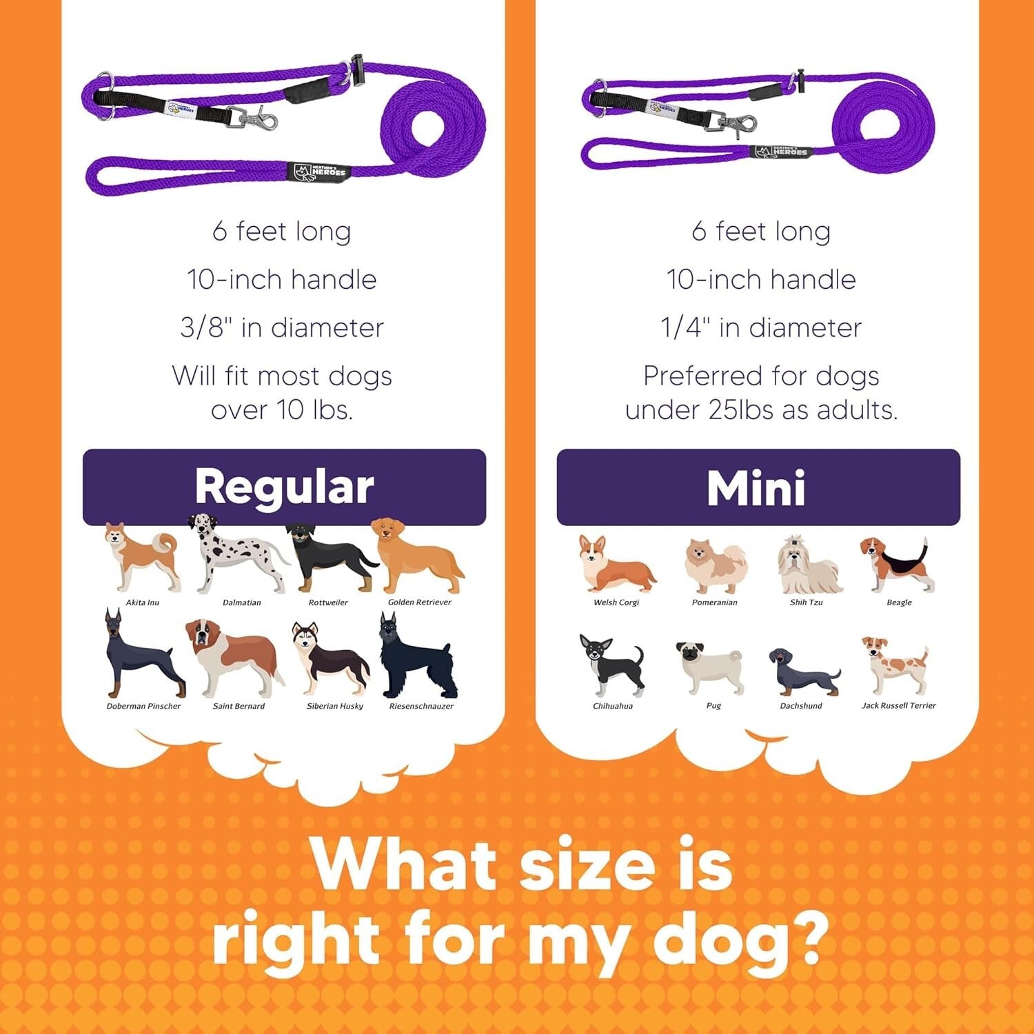 No-Pull Dog Headcollar with Leash - Gentle Training Tool, Purple, Regular Size